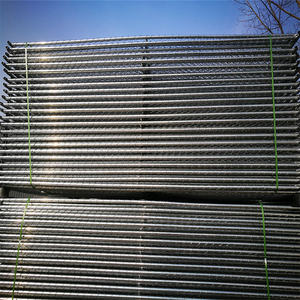 Valla de construcción portátil 6x12 de alta calidad, valla temporal de eslabones de cadena de perro galvanizada usada de hierro - Product Image 6