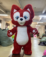 Costume de mascotte gonflable Funtoys LinaBell, renard, ours polaire, Halloween, costume de dessin animé, cosplay, mascotte pour adulte