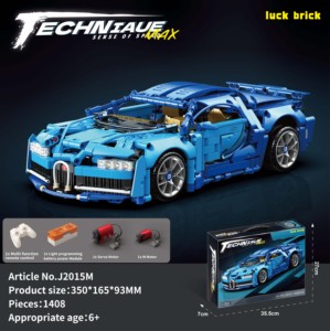 1/14 simülasyon ünlü araba uzaktan kumanda yapı taşları 1100 + adet DIY montaj teknolojisi parçaları yapı taşları oyuncak seti - Product Image 5