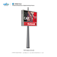Panneau publicitaire LED géant extérieur personnalisé, certifié IP65, avec animation et graphiques pour aéroport et salle d'exposition