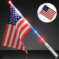 USA Amérique acclamant le bâton de drapeau LED allument des bâtons lumineux pour le festival