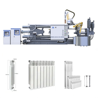 Machine de moulage sous pression hydraulique à chambre froide contrôlée par PLC 800T avec fonctions d'économie d'énergie pour la production de radiateurs