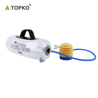 Haltères en PVC remplis d'eau réglables TOPKO, exercice de musculation à une main, poids libres pour hommes, haltères d'eau pour la remise en forme