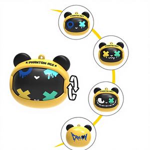 Audífonos Inalámbricos TWS con Diseño de Caricaturas Cambiantes, Resistentes al Agua, con <span class=keywords><strong>Cadena</strong></span> y Larga Duración - Product Image 3