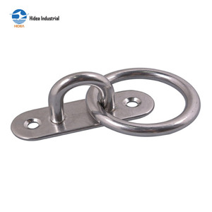 Plaque ovale en acier inoxydable poli miroir HIDEA avec <span class=keywords><strong>anneau</strong></span> pour la manutention, le levage, l'<span class=keywords><strong>amarrage</strong></span> et l'ancrage, emballée en carton - Product Image 2
