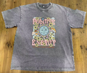 Camiseta de Estilo Americano Lavada de Manga Corta, Estilo Urbano, Corte Holgado, Moda Transfronteriza, Código EE. UU., Camisas para Hombre - Product Image 4