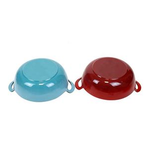 Ollas Redondas de Hierro Fundido Esmaltado, Juego de Utensilios de Cocina Nórdicos, Aptas para Gas e Inducción, Capacidad de 3-4L - Product Image 3