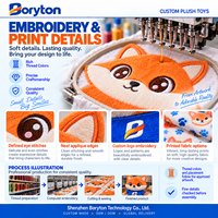 Peluches personnalisées OEM ODM, peluche chat sirène personnalisée, poupée mascotte personnalisée, peluche animale douce sur mesure