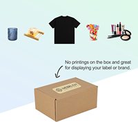 Boîte d'expédition en carton ondulé recyclable avec logo personnalisé imprimé en relief, revêtement UV, dorure à chaud, emballage plat pour chaussettes