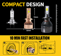 Prix d'usine, aluminium aéronautique, 140W, 13000LM, H4, 9006, H7, ampoule LED Canbus pour voiture, ampoule LED pour phare, ampoule LED pour phare 9005