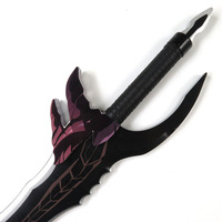 10 designs de sabres courts en bambou inspirés de l'anime Knight Killer, armes de cosplay pour cadeau d'anniversaire