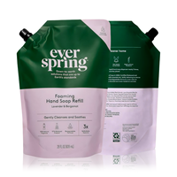 Emballage de liquide à vaisselle en poudre de savon à lessive recyclé personnalisé de 500ml 1l Sacs de recharge pour lavage Sac à bec verseur pour détergent