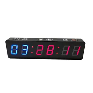 Portable 1 Inch Mini Magnetic Interval Timer LED Gym Timer Workout Timer Crossfit