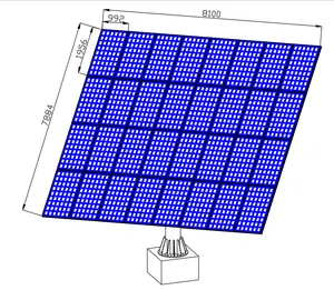 9.6kw二軸サントラッカー工場直販