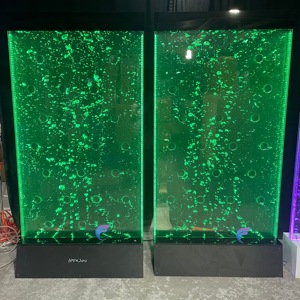 Vente en gros d'usine, éclairage LED en acrylique sur pied, écran mural à bulles, éclairage de décoration de bar - Product Image 4