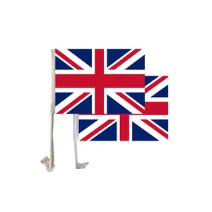 Bandeira personalizada para carro, bandeira patriota nova Union Jack Country UK, carro personalizado 2024, com suporte para janela, Inglaterra