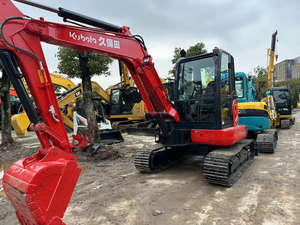 Mini excavatrice kubota kx155 d'occasion d'excellente qualité du Japon 5.5 tonnes avec bulldozer sur chenilles usd mini kubota kx155 petites excavatrices - Product Image 5