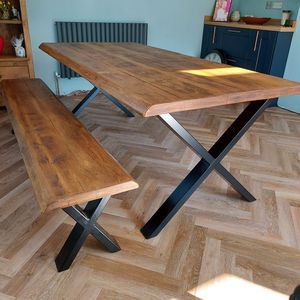 Mobilier d'extérieur design simple de bonne qualité directement de l'usine <span class=keywords><strong>Table</strong></span> à manger et chaises de jardin en bois imperméables pour restaurant - Product Image 2
