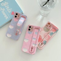 Étui de téléphone portable de bracelet de sublimation anti-chute de luxe d'approvisionnement d'usine pour iPhone 11 16 17 Pro Max protecteur de protection