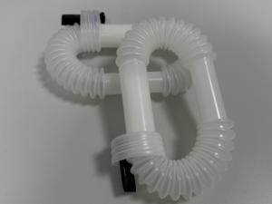 Tuyaux en plastique HDPE de 1 mm d'épaisseur certifiés ISO de la marque TJ en gros, bidon de 39 cm, <span class=keywords><strong>tuyau</strong></span> de carburant flexible, réservoir d'huile, emballage, <span class=keywords><strong>tuyau</strong></span> ondulé - Product Image 6