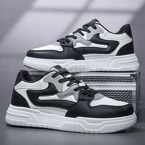 Zapatillas Deportivas de Verano para Hombre, Estilo Skateboarding, Planas, de Cuero Genuino y Malla, Tallas Grandes EU49/50 US15/16, Zapatos Casuales para Caminar - Product Image 5