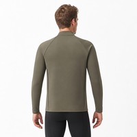 Impression de logo personnalisé, tissu respirant à séchage rapide, vêtements de sport pour la course à pied, entraînement en salle de sport, conception OEM, chemises à manches longues à demi-zip