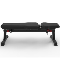 Banc d'haltères léger, suspendu et pliable, réglable, plat/incliné, exercice, banc polyvalent pour la salle de sport à domicile