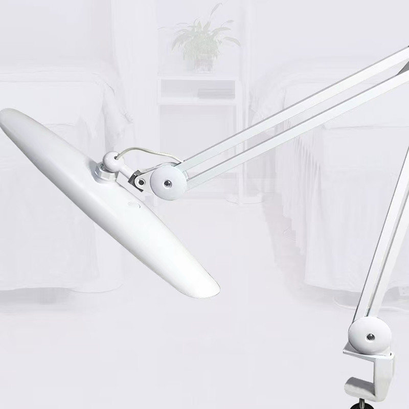 Professional Nail Beauty Salon Manicure Desk Lamp Foldable Long Arm Adjustable Working Desk Lamp Led