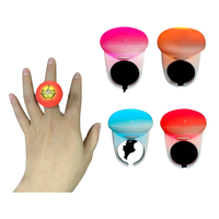 Barre lumineuse LED ronde à doigts Anneau clignotant coloré pour KTV New Year's Eve Parties Plastic Atmosphere Props