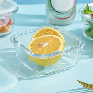 Bán buôn nhà bếp thủy tinh container lưu trữ thực phẩm lò vi sóng kín bữa ăn chuẩn bị Hộp Ăn Trưa với BPA Free PP Nắp - Product Image 4