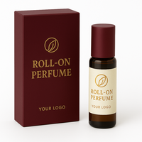 Boîte à parfum à rouler écologique avec design blanc uni et impression de logo personnalisé