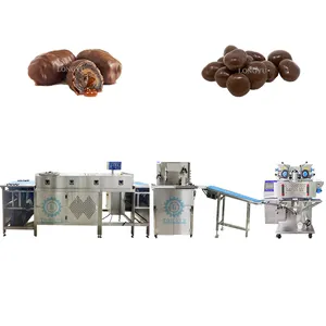 Machine automatique d'enrobage de boules protéinées chocolat machine de fabrication de boules énergétiques beurre de cacahuète