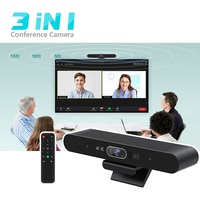 Uzaktan kumanda mikrofon hoparlör ile otomatik izleme video konferans kamerası webcam 1080p 4k webcam kamera