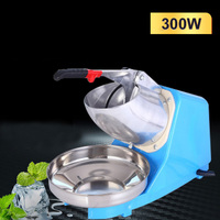 Machine de rasage de glace de la neige 300W de broyeur de glace d'acier inoxydable de Offre Spéciale avec le couvercle de poignée