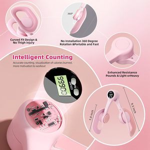 Ejercitador de Kegel para Mujeres, Entrenamiento del Suelo Pélvico, Ejercicio de Muslos Internos, Dispositivo de Fitness - Product Image 3