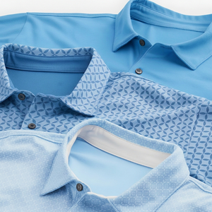 Magliette da Golf Personalizzate per Uomo con Logo, Alta Protezione SPF 50, Sublimazione, 88% Poliestere 12% Spandex, 180 Grammi, Stampa - Product Image 1