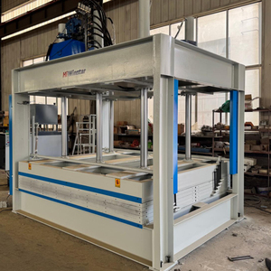Presse à feuilles en plastique à chauffage haute température multi-couches Machine de recyclage hydraulique à <span class=keywords><strong>chaud</strong></span> en plastique - Product Image 4