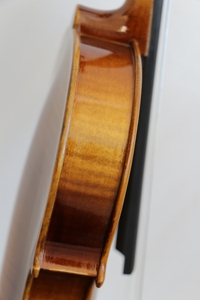 Violon et <span class=keywords><strong>Viola</strong></span> Professionnels pour Étudiants 4/4, Fabriqués à la Main, Accessoires en Ébène, Corps en Érable Flammé, Étui, Écrou d'épaule en Épicéa, Qualité Supérieure - Product Image 6