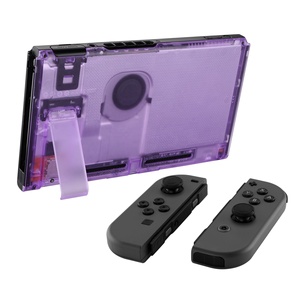 Coque arrière transparente violette avec béquille pour console Nintendo Switch NS - Product Image 2