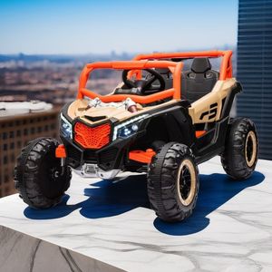 Età 6 bambini cavalcano 12V auto in plastica a batteria per ragazzi di età pari o superiore a 7 anni - Product Image 1