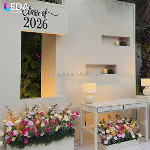 LEDA Nouveau support de rangement en acrylique moderne et très demandé, idéal comme toile de fond pour mariages, banquets et réceptions - Product Image 2