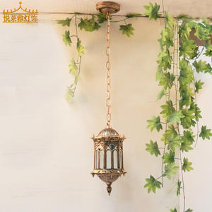 यूरोपीय रेट्रो गलियारे प्रकाश आउटडोर निविड़ अंधकार झूमर प्रकाश सरल बालकनी आंगन परिदृश्य उद्यान रोशनी - Product Image 2