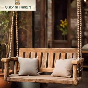 Sedia a dondolo sospesa in olmo massello, design artistico del Sud-est asiatico, prodotta in Cina, per esterni, cortile, <span class=keywords><strong>adulti</strong></span> e bambini, Qunshan Y-158 - Product Image 5