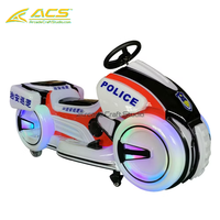 Véhicule d'amusement à double place ACS pour enfants, avec éclairage, construction métallique, support japonais, pour arcade commerciale intérieure