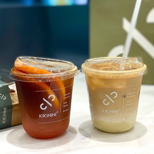 Vasos de Plástico Transparentes con Tapa <span class=keywords><strong>para</strong></span> Café Helado, con Logotipo Personalizado, 16 oz, PET/PP, Fondo Redondo en Forma de U, Rosas - Product Image 5