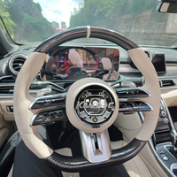 Volant en Fiber de carbone libellule de haute qualité pour mercedes-benz AMG classe C W204 C63 W212 W218 W207 W172 S accessoires de voiture