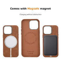 Étui en cuir imperméable de qualité professionnelle pour iPhone 15 Pro Max et iPhone 16 Pro Max