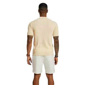 Camisetas Polo de <span class=keywords><strong>Manga</strong></span> <span class=keywords><strong>Corta</strong></span> para <span class=keywords><strong>Hombre</strong></span>, Tallas S-3XL, Verano, Lisas o a Rayas, Cuello Camisero, Estilo Casual, Tejidas - Product Image 6