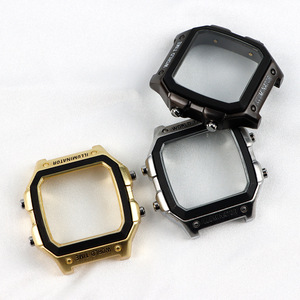 Boîtier de montre en métal électroplaqué pour <span class=keywords><strong>Casio</strong></span> AE1200, coque de protection anti-chute pour montre électronique AE1200, coque de remplacement pour montre - Product Image 3