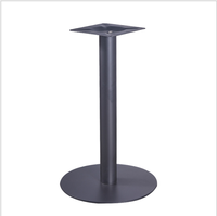 Table de bar ronde en fer Sondoly, table de cocktail de hauteur standard, base en métal, vente chaude